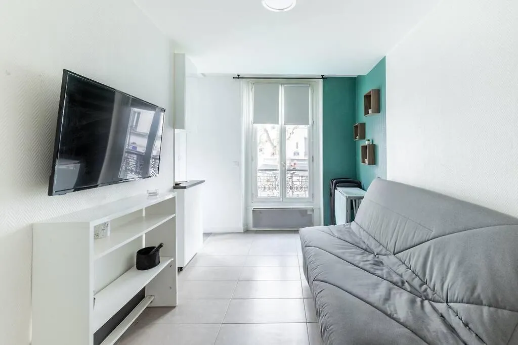 Menilmontant Pere-Lachaise Charmant Appartement 1Br-4P Paris France